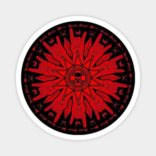 Heavy Metal Mandala Magnet